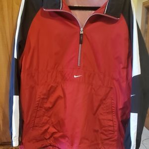 Nike track suit Red white and black